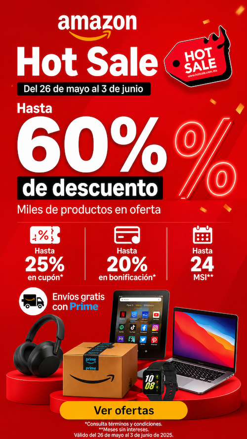 Amazon Hot Sale: hasta 60 por ciento de descuento