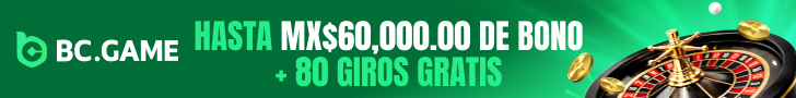 BC.GAME: paquete de bienvenida de hasta MXN 60,000 y 80 giros gratis