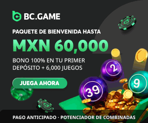 BC.GAME: regístrate y recibe hasta MXN 1,000 de regalo. Solo +18; aplican términos y condiciones.