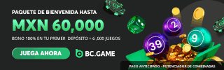 BC.GAME: regístrate y recibe hasta MXN 1,000 de regalo. Solo +18; aplican términos y condiciones.