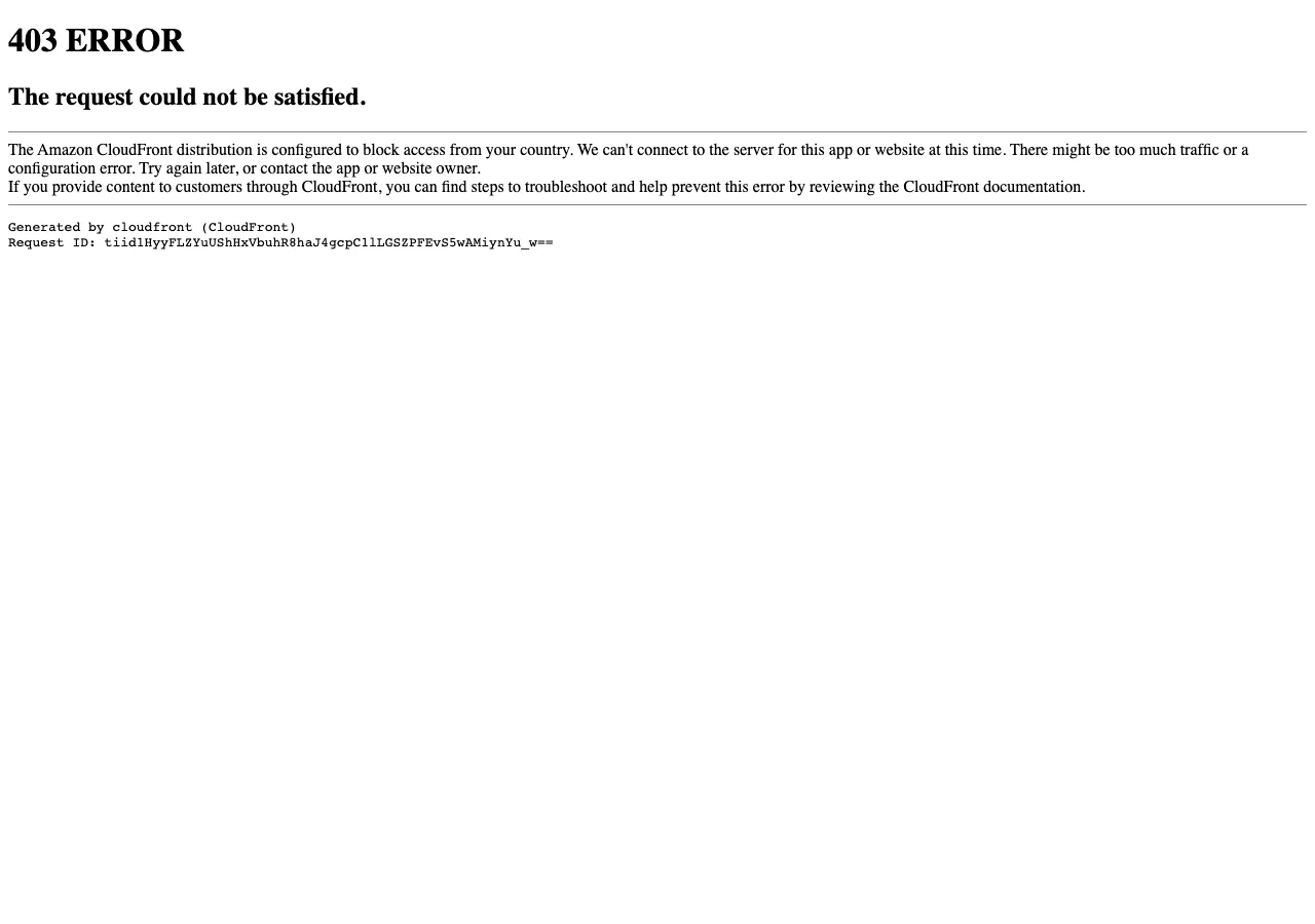 mxlobo.com/help/terms el 13 de septiembre de 2026: el mismo 403 de CloudFront; los términos no cargaron